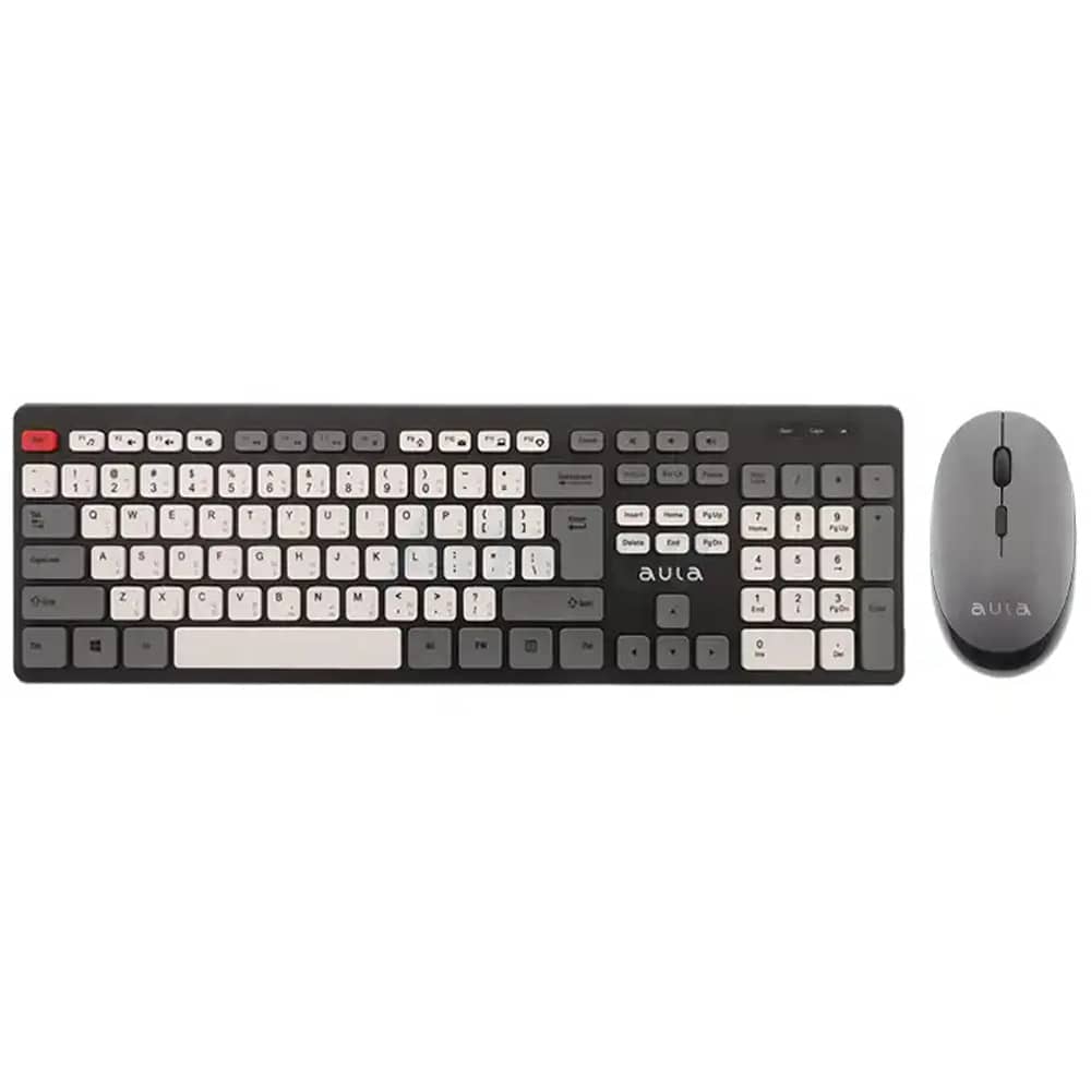 ست ماوس و کیبورد بی سیم آئولا مدل AC308