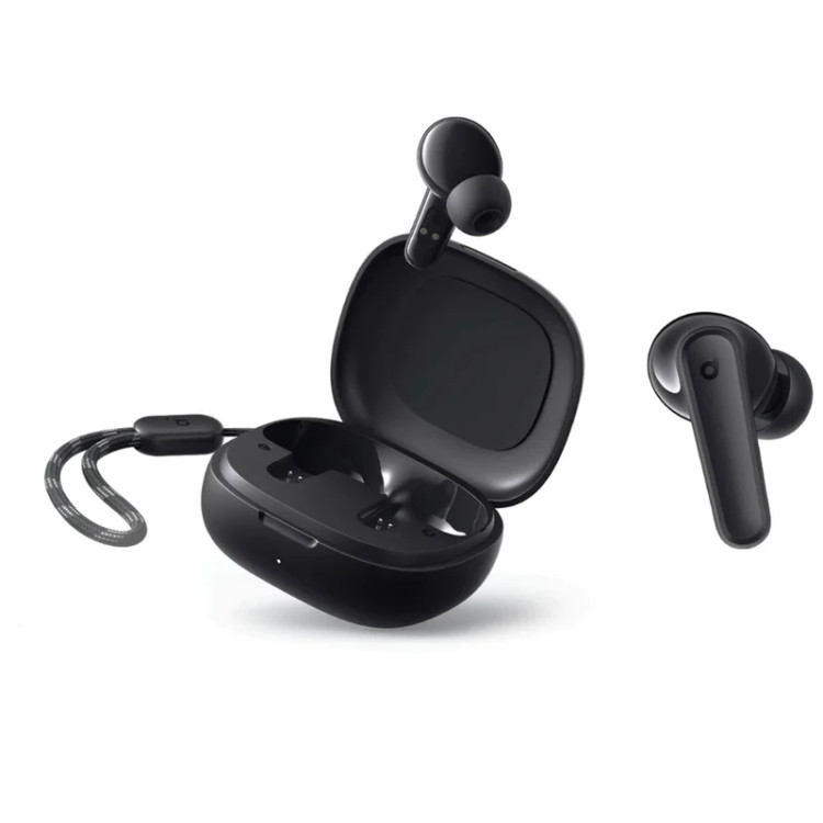 هدفون بلوتوثی انکر مدل SoundCore R50i A3949 بدون قابلیت نویز کنسلینگ، درگاه شارژ USB Type-C، دارای فناوری AI-Enhanced Calls برای کاهش نویز و بهبود مکالمات، مقاوم در برابر رطوبت و عرق