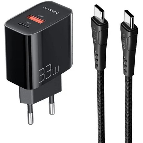 شارژر دیواری مکدودو مدل CH-0922 به همراه کابل تبدیل USB-C