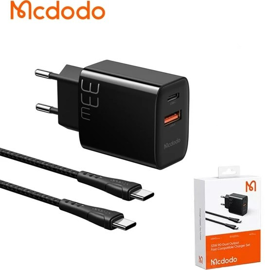 شارژر دیواری مکدودو مدل CH-0922 به همراه کابل تبدیل USB-C